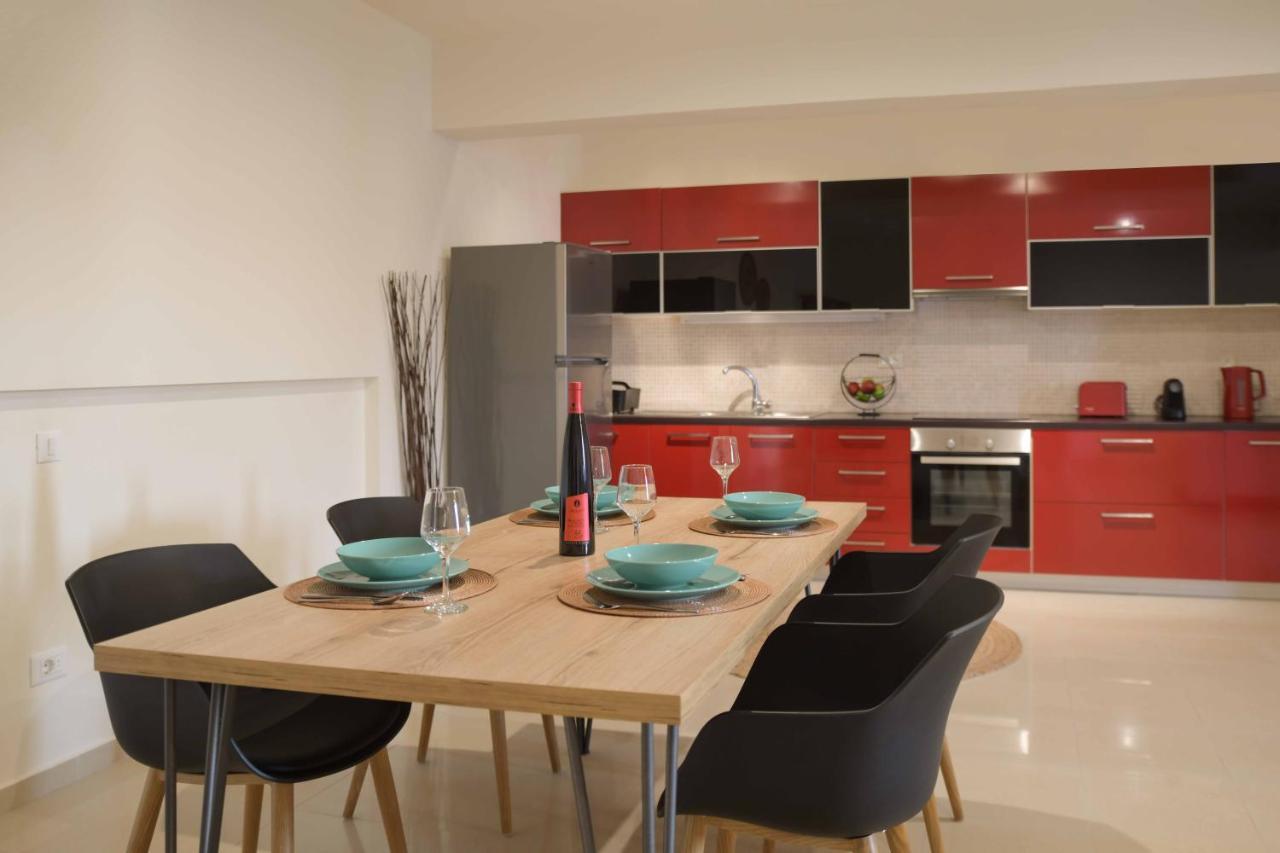 Oikies Luxury Apartments With Private Free Parking Area 圣尼古拉奥斯 外观 照片